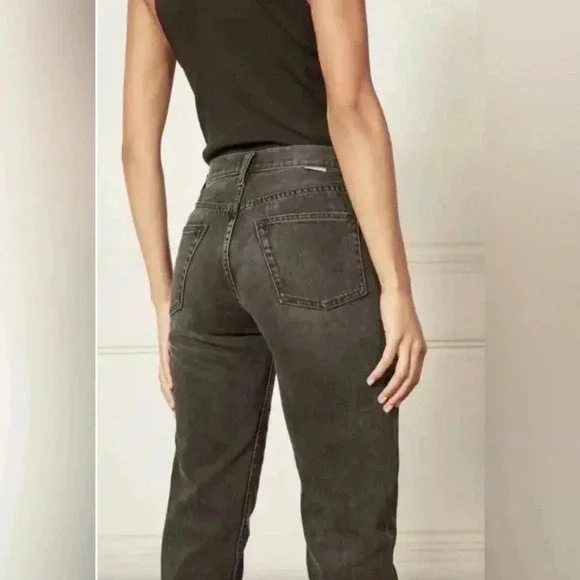 Free People Boyish MIdnight Cowboy Straight Leg Black  Jeans Size 27 - Picture 3 of 14